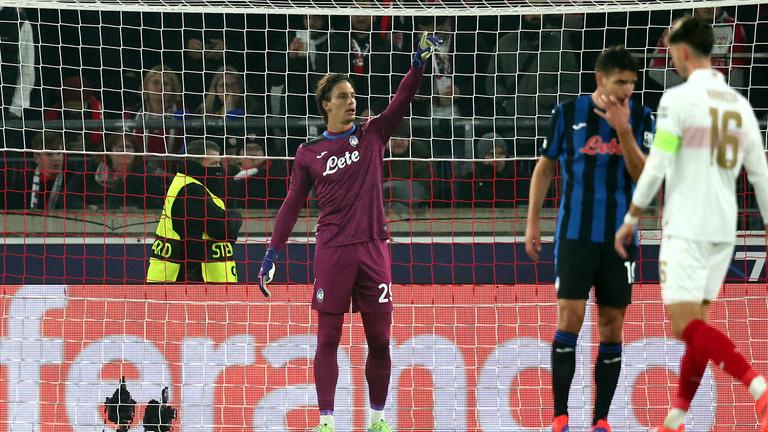carnesecchi-during UCL MD4 Stuttgart - Atalanta0025