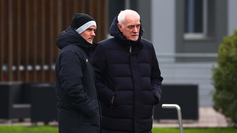 antonio percassi e luca percassi-during training session ahead of the UCL match between Atalanta and Club Brugge_0011