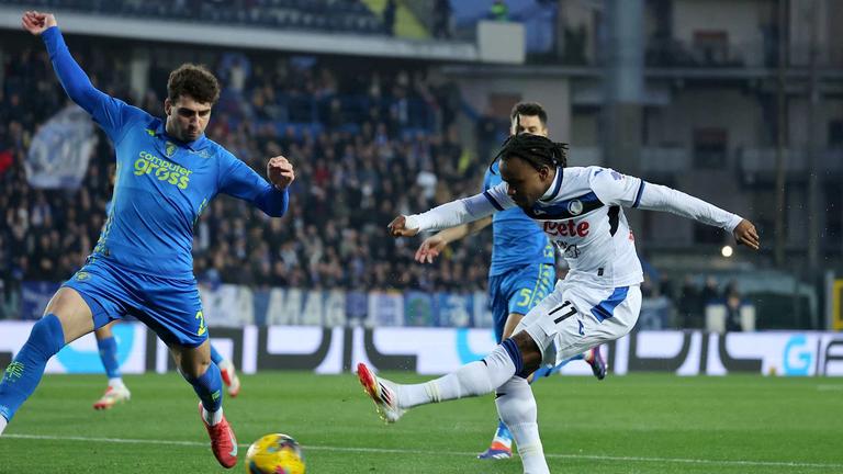 lookman ademola-Serie A Enilive 2024-25 giornata 26 Empoli - Atalanta_0005