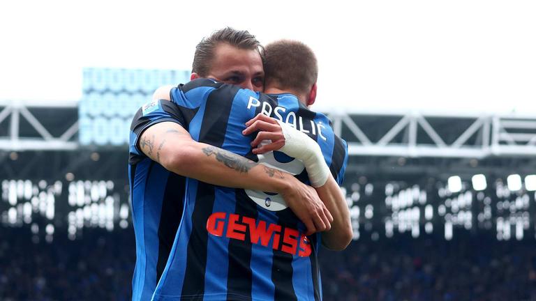 dopogol retegui con pasalic-Serie A Enilive 2024-25 giornata 32 Atalanta-Bologna_0409