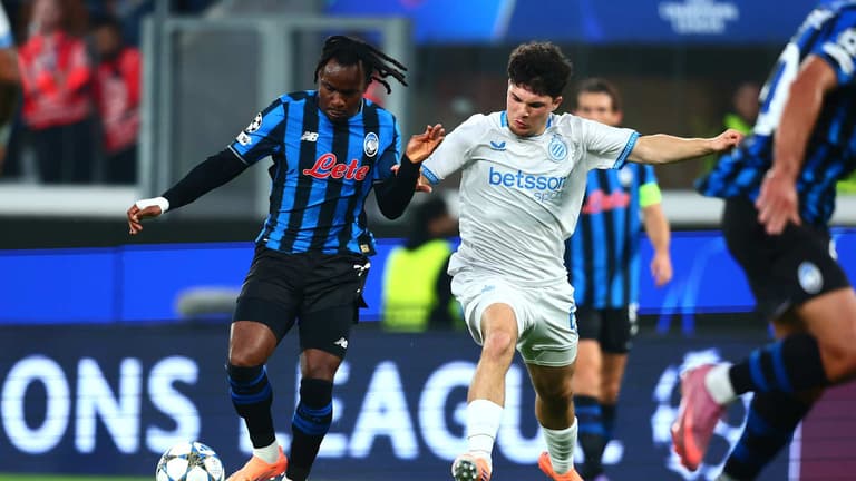 UCL League Phase MD2 Atalanta - Club Brugge lookman ademola0022