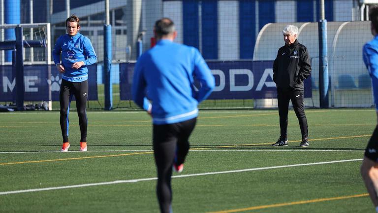 gasperini-during training session ahead of the UCL match between FC Barcelona - Atalanta_0185