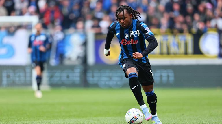 lookman ademola-Serie A Enilive 2024-25 giornata 32 Atalanta-Bologna_0429
