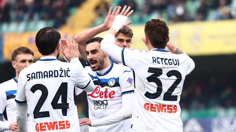 retegui dopogol-Serie A Enilive 2024-25 giornata 24 Verona - Atalanta_0019