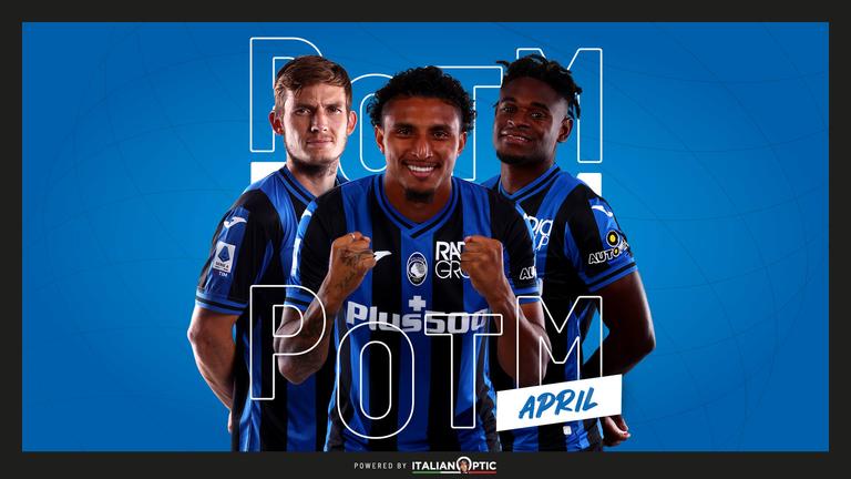 Player of the Month POTM Aprile: Éderson, de Roon, Zapata