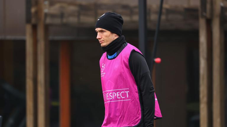 de roon-during training session ahead of the match Club Brugges - Atalanta UCL knockout phase play-offs 1st leg_0019