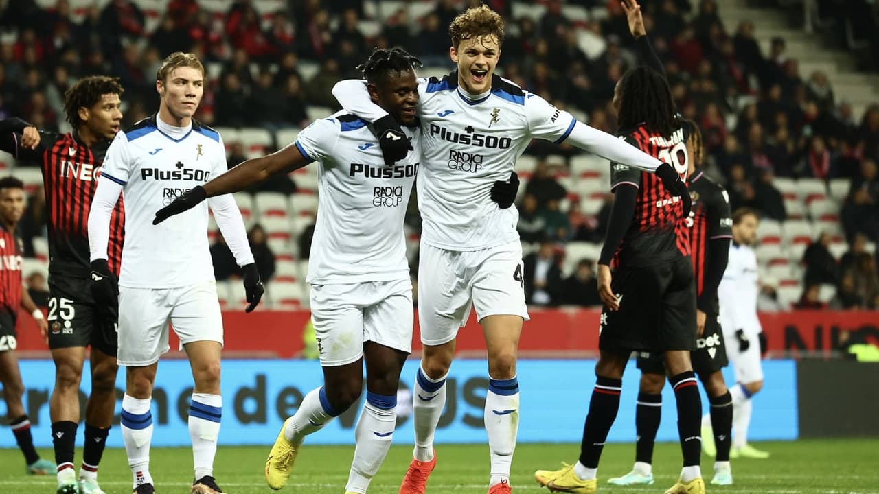 Atalanta overcome OGC Nice with three goals