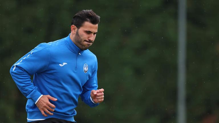 kolasinac-during MD-1 UCL training  Atalanta vs Arsenal_0062