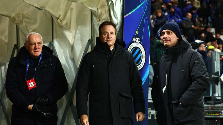 antonio percassi-stefano percassi-stephen pagliuca-UCL knockout play-off second leg match between Atalanta and Club Brugge_0042