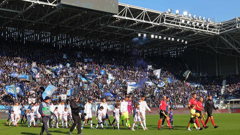 ingresso squadre-Serie A Enilive 2024-25 giornata 25 Atalanta-Cagliari_0003