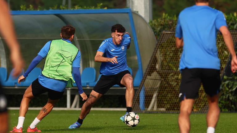 ruggeri-during MD-1 UCL training  Atalanta vs Celtic_0087