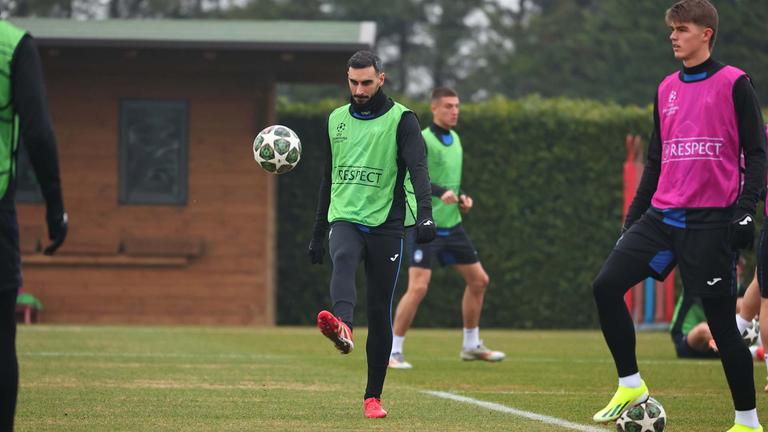 zappacosta-during training session ahead of the match Club Brugges - Atalanta UCL knockout phase play-offs 1st leg_0036