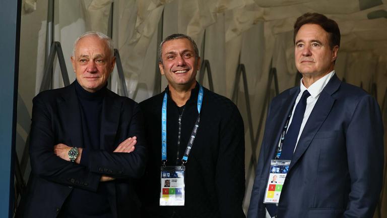 antonio percassi, stefano percassi e pagliuca stephen-Serie A Enilive 2024-25 giornata 9 Atalanta-Verona_0002