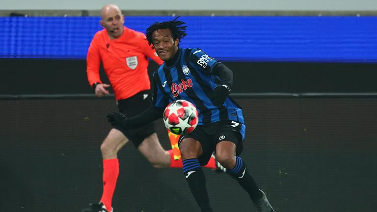 cuadrado-during MD-1 UCL Atalanta vs Sturm Graz_0045