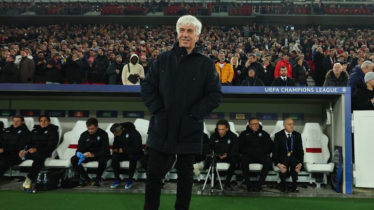 gasperini-during UCL MD4 Stuttgart - Atalanta0008