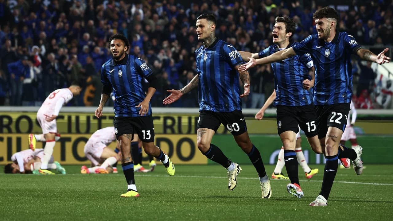 Atalanta beat Fiorentina 4-1 to reach the Coppa Italia final!