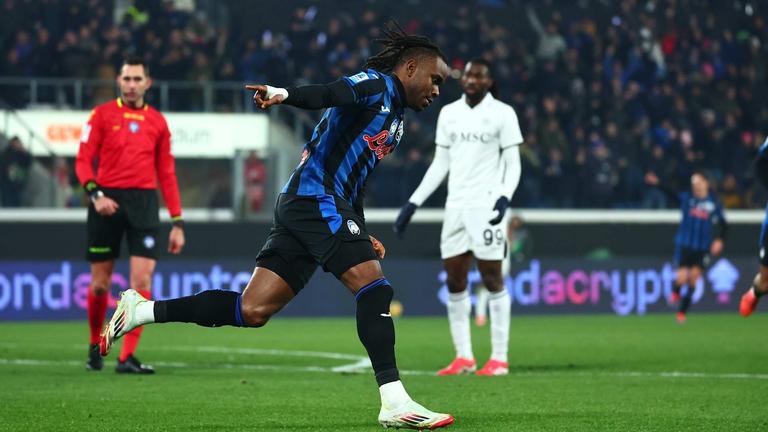 lookman ademola-Serie A Enilive 2024-25 giornata 21 Atalanta-Napoli_0014