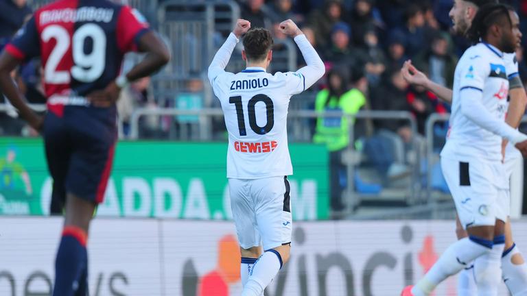 dopogol zaniolo-Serie A Enilive 2024-25 giornata 15 Cagliari-Atalanta_0043