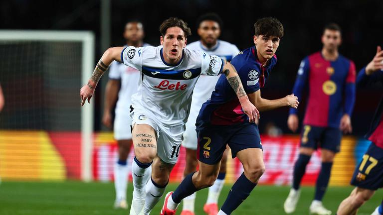 zaniolo-during training session ahead of the UCL match between FC Barcelona - Atalanta_0142