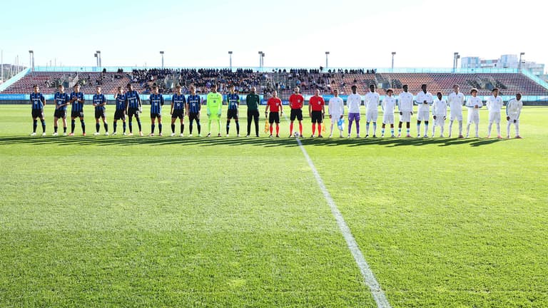 Squadre in campo -UEFA Youth League R4 OM - Atalanta -0243