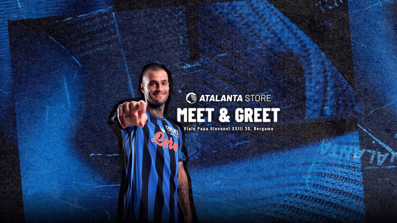 Meet & greet w Gianluca Scamacca at the Atalanta Store!