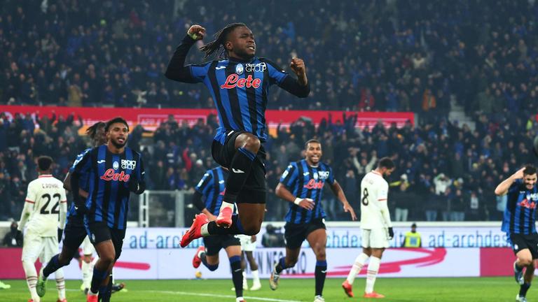 dopogol lookman ademola-Serie A Enilive 2024-25 giornata 15 Atalanta-Milan_0406