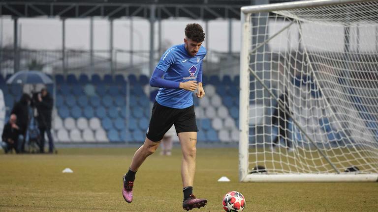 ruggeri-during MD-1 UCL training Atalanta vs Sturm Graz_0056