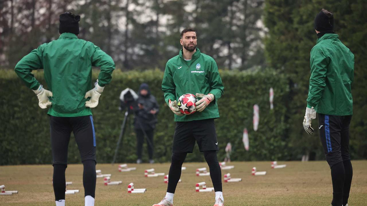 UCL MD7 Atalanta v Sturm Graz, the footage from the matchday eve session