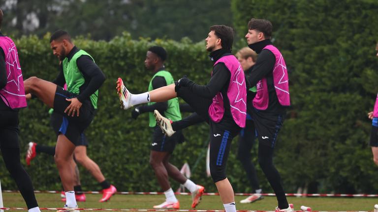 samardzic-during training session ahead of the match Club Brugges - Atalanta UCL knockout phase play-offs 1st leg_0023