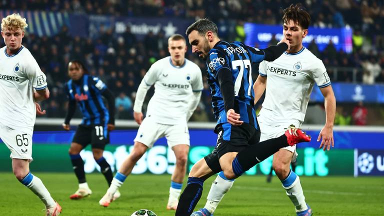 zappacosta-UCL knockout play-off second leg match between Atalanta and Club Brugge_0038