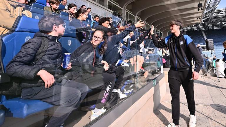 L'arrivo di Mattia Tavanti | La Scuola allo Stadio 2024/25 | Appuntamento numero 5 | Gewiss Stadium 21-02-2025