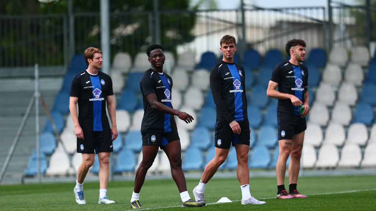 The Nerazzurri train at the Centro Bortolotti