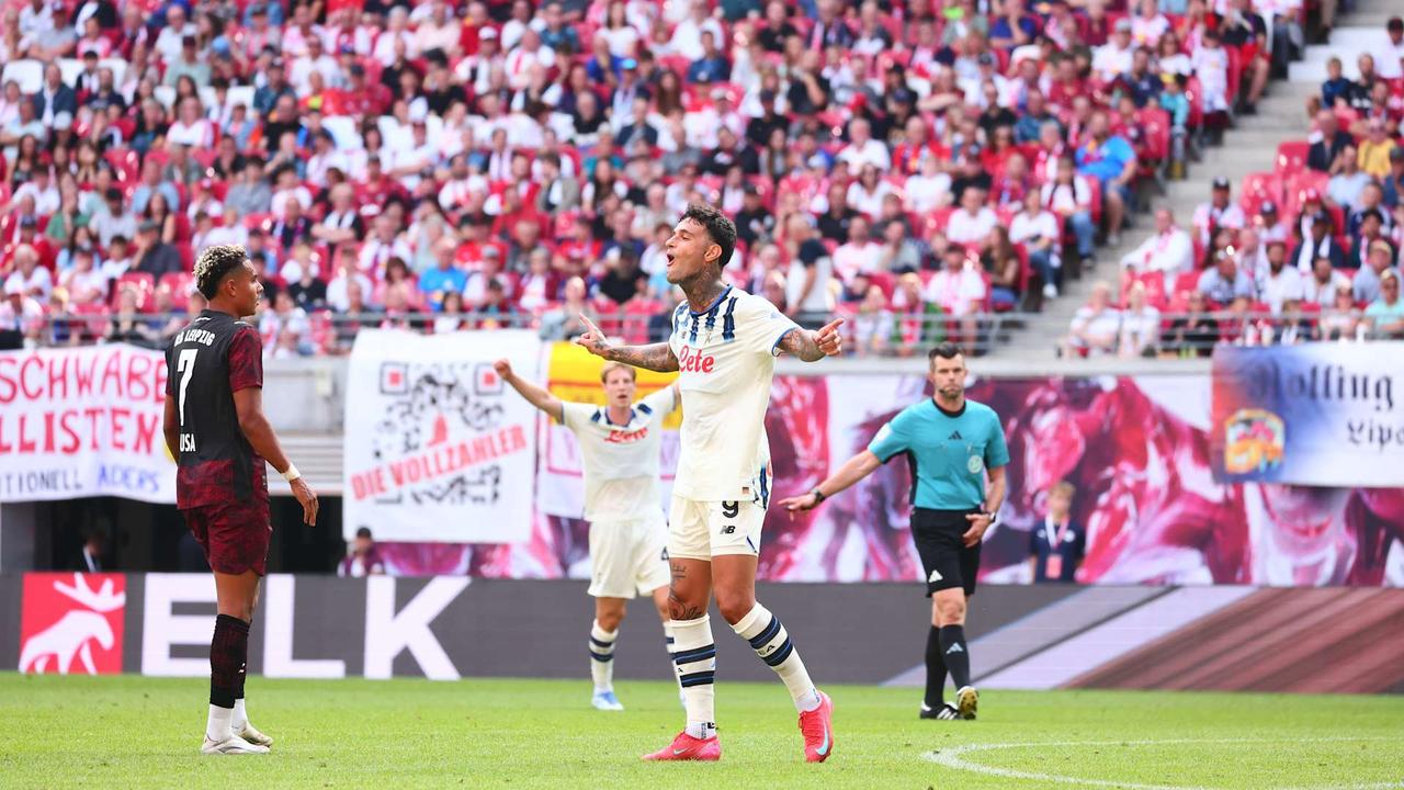 RB Lipsia-Atalanta 1-2, Gianluca Scamacca: "I'm very happy to be back"