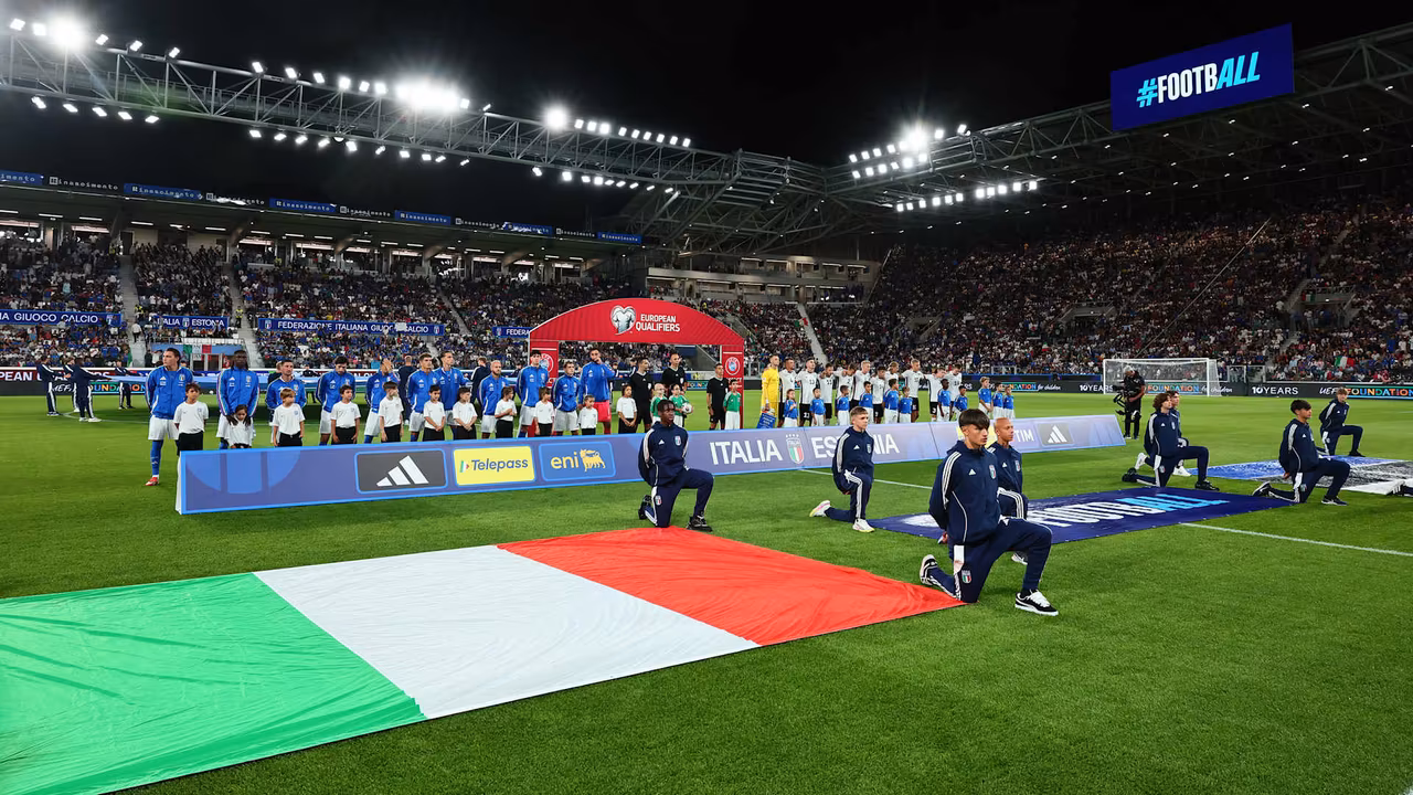 Italy beat Estonia 5-0 at Stadio di Bergamo