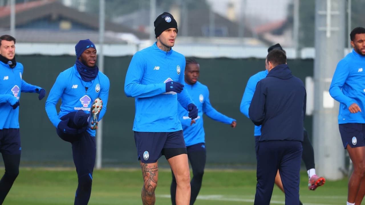 Readying for Fiorentina with an afternoon drill