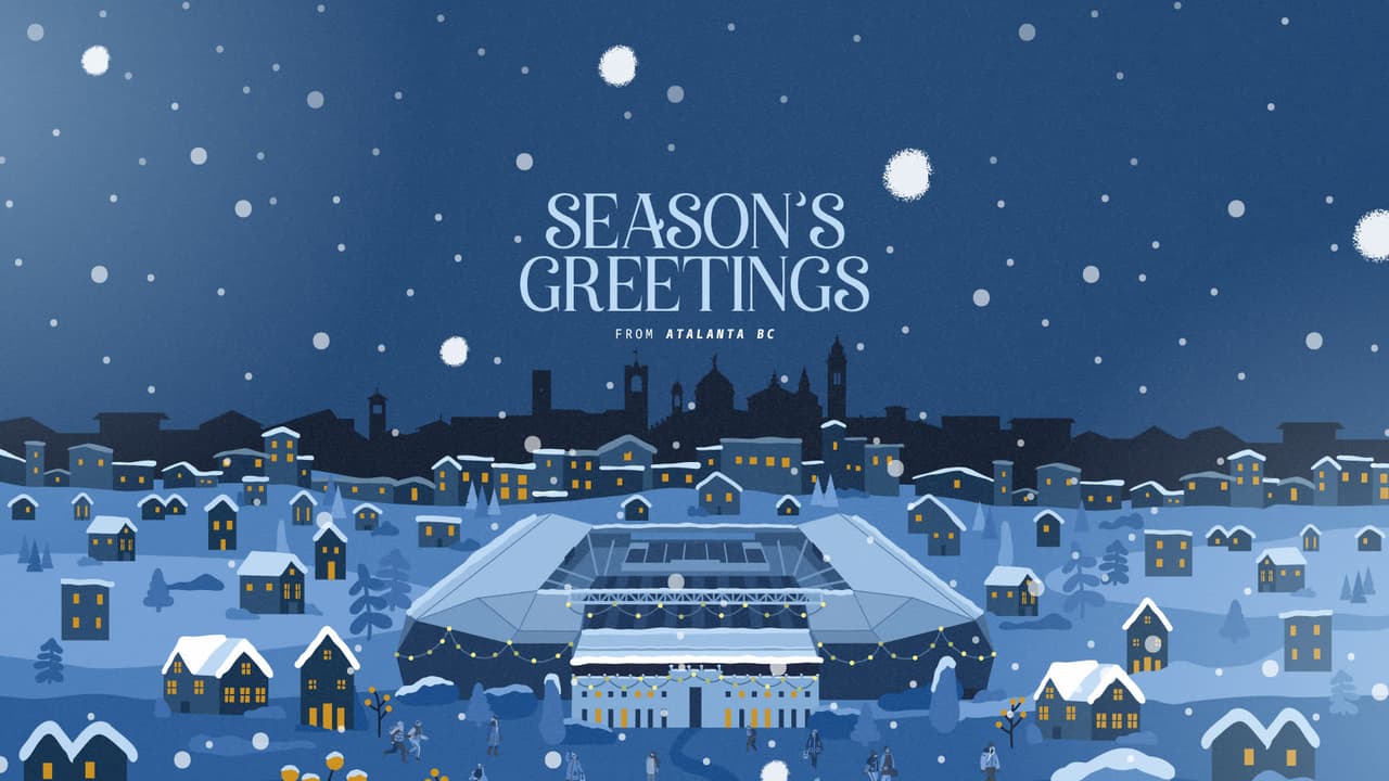 Season's Greetings from the players and coach Raffaele Palladino