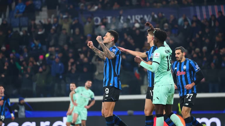 Scamacca esultanza dopo gol | Atalanta-Athletic Club | UCL MD7 League Phase 21-01-2026