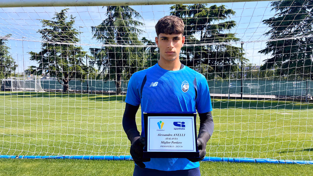 Primavera, Anelli crowned league’s Best Goalkeeper