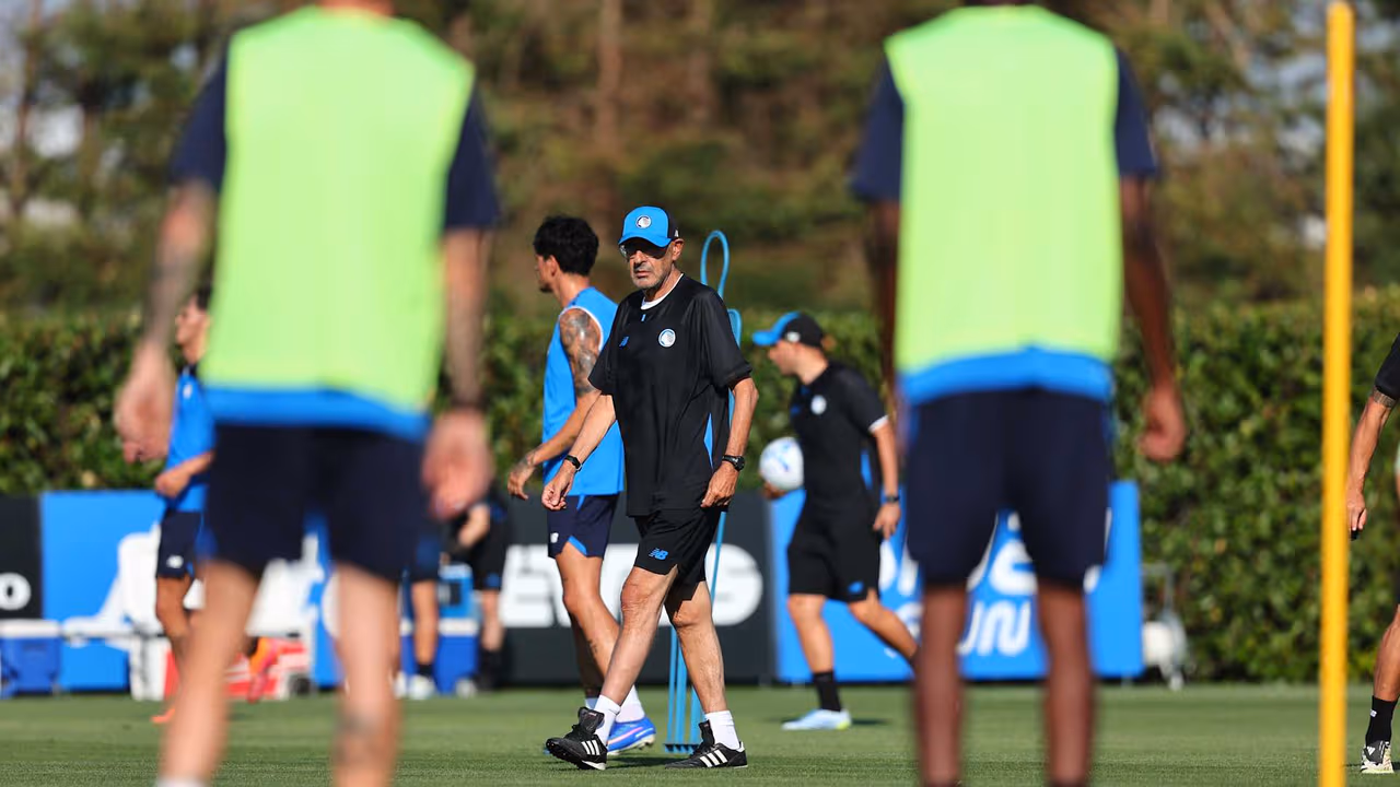 Atalanta's first training session of the new season