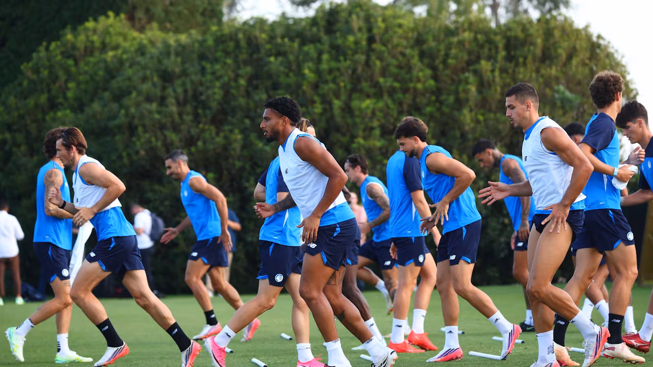Atalanta-Hapoel Tel-Aviv, the matchday eve training session | UECL playoffs 1st leg