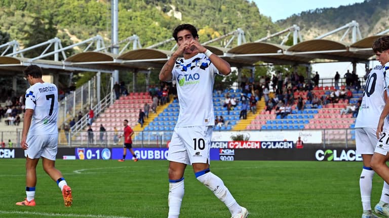 Bonanomi Andrea goal 0-2 esultanza - Gubbio - Atalanta U23 18-10-2026 194