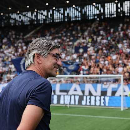 Allenamento allo stadio di Bergamo-juric ivan