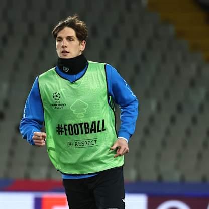 zaniolo-during training session ahead of the UCL match between FC Barcelona - Atalanta_0136