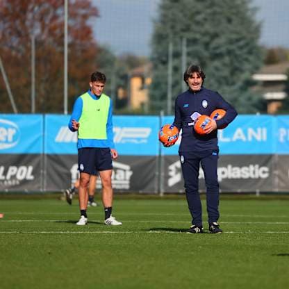 Raffaele Palladino Head Coach-Atalanta training session--1398