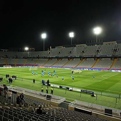 gruppo-during training session ahead of the UCL match between FC Barcelona - Atalanta_0097