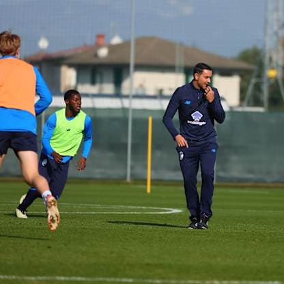 Raffaele Palladino Head Coach-Atalanta training session--1386