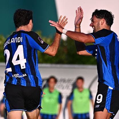 Ghislandi Davide Angelo goal 2-0 esultanza con Misitano Giulio (dx) - Atalanta U23 - Guidonia Montecelio 30-08-2026 195
