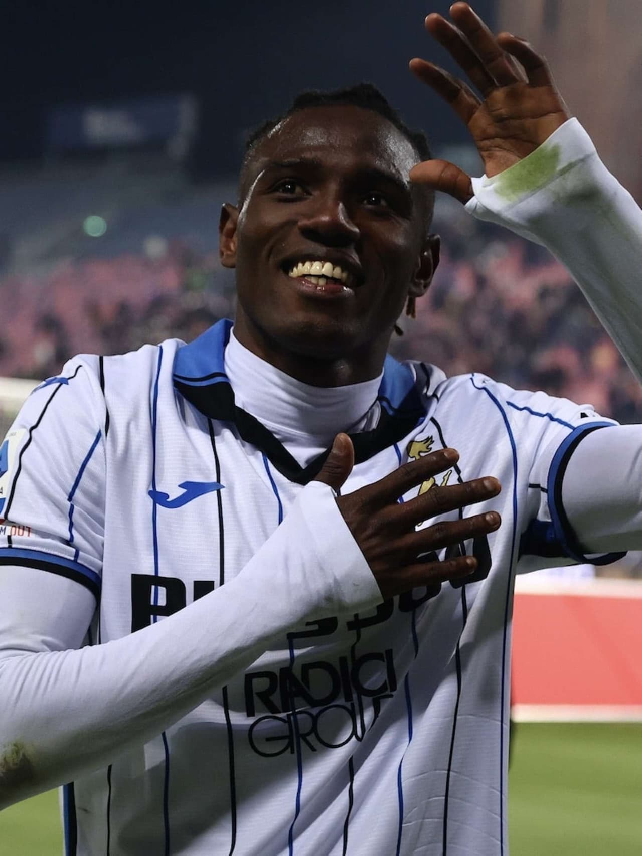 Moustapha Cisse scores on his Serie A debut