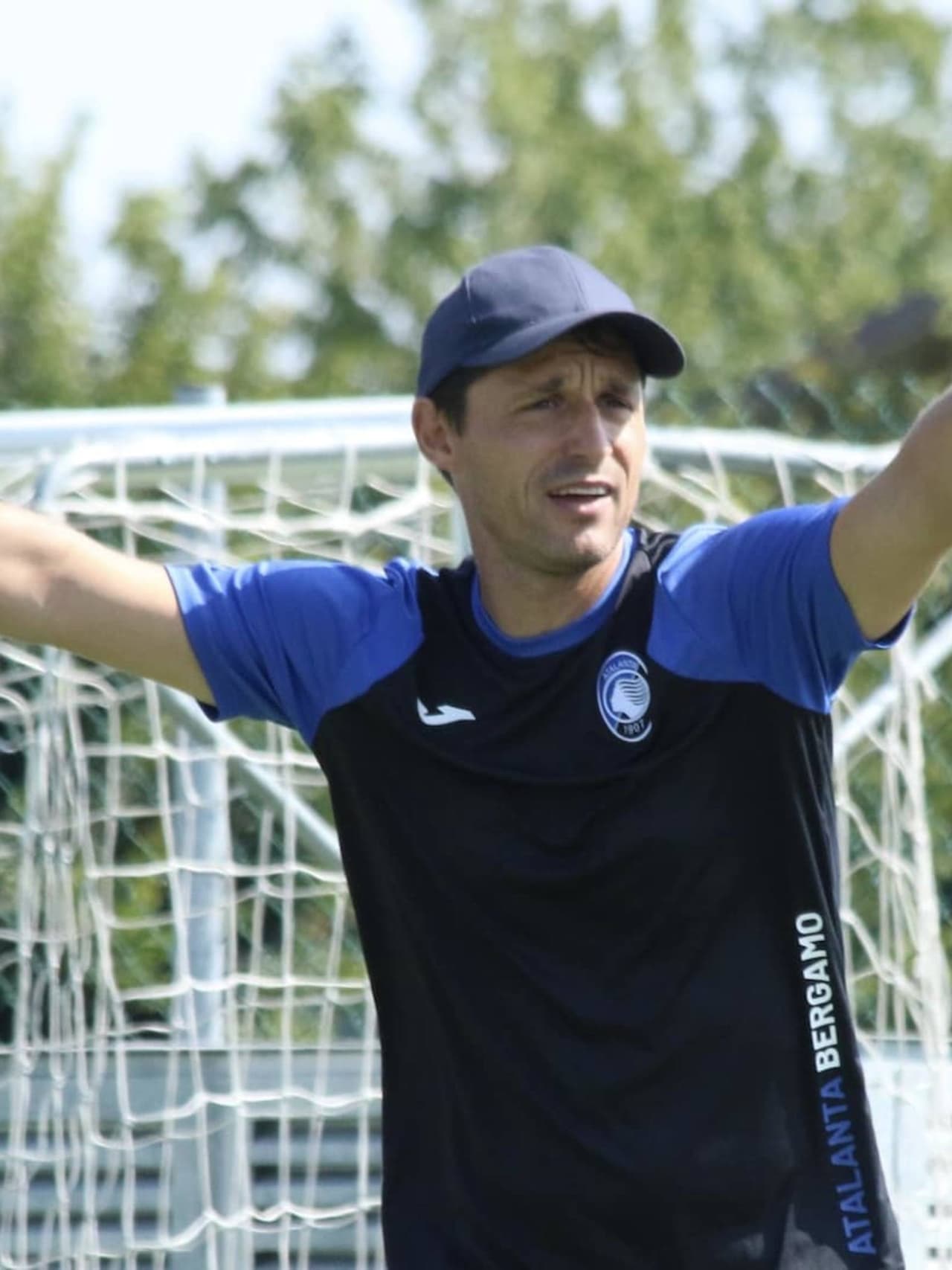 The Under-15s’ first training session at the Centro Bortolotti