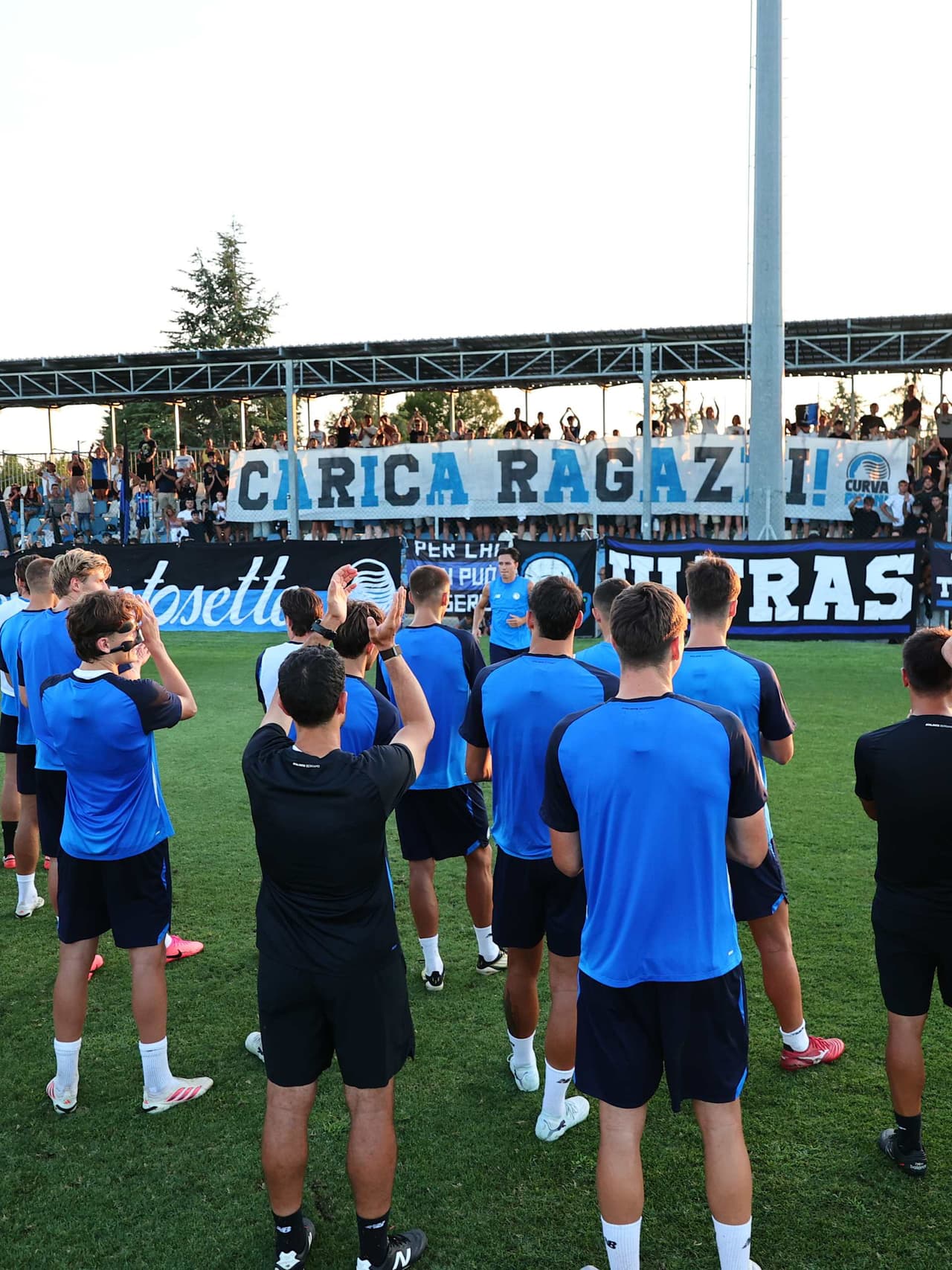 Afternoon open training session at the Centro Bortolotti